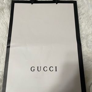 Gucci gift bag.